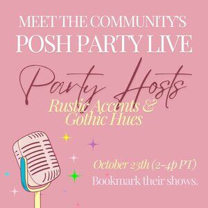 Support our Party Hosts for 10/23: RUSTIC ACCENTS AND GOTHIS HUES